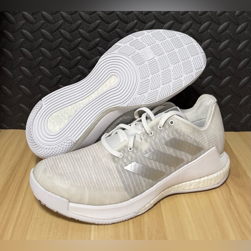Adidas Crazyflight Indoor Volleyball Shoes White Silver‎ HR0635 Womens Sizes